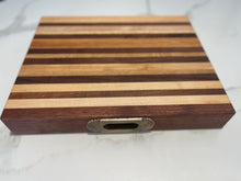  Handmade mixed wood cutting boards with antique handles