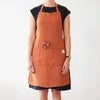 Washed Linen Apron - Baked Clay