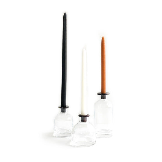 Skinny Taper Glass Candle Holder